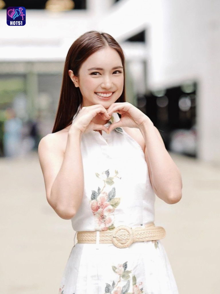 Beautiful girl live stream on Hot51 app